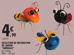 E.Leclerc Sélection de décoration de jardin "animaux" offre