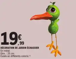 E.Leclerc Décoration de jardin échassier offre