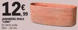 E.Leclerc Jardinière ovale "luna" offre