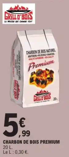 E.Leclerc Charbon de bois premium offre
