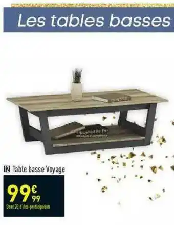Table Basse Voyage