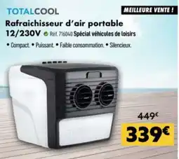 Narbonne accessoires Rafraichisseur d'air portable 12 230V offre