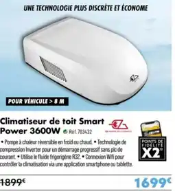 Narbonne accessoires Climatiseur de toit smart power 3600w offre