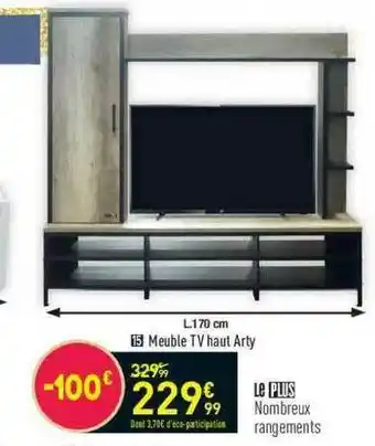 Conforama Meuble Tv Haut Arty offre