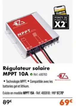 Narbonne accessoires Régulateur solaire mppt 10a offre