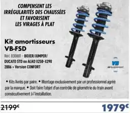 Narbonne accessoires Kit amortisseurs vb fsd offre