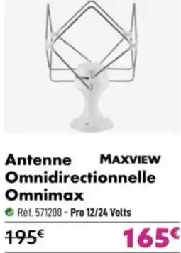 Antenne omnidirectionnelle omnimax