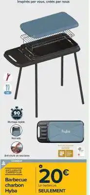 Carrefour Market Barbecue charbon Hyba offre
