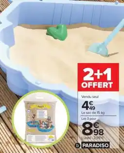 Carrefour Market Sable de jeu offre