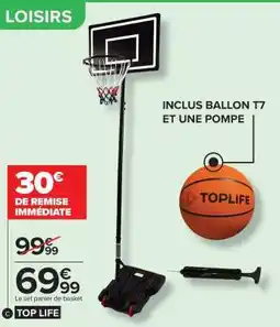 Carrefour Market Le set panier de basket offre