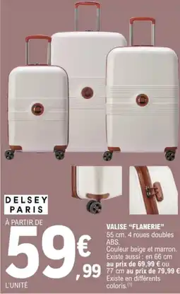 E.Leclerc DELSEY PARIS Valise "flanerie" offre