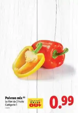 Lidl Poivron mix offre