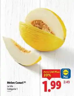 Lidl Melon Canari offre