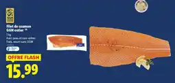 Lidl Filet de saumon GGN entier offre