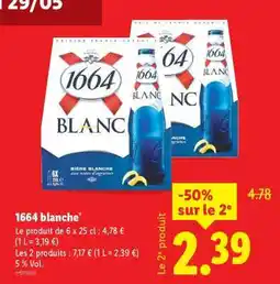 Lidl 1664 blanche offre
