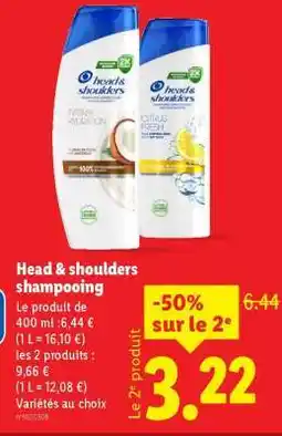 Lidl HEAD & SHOULDERS Shampooing offre