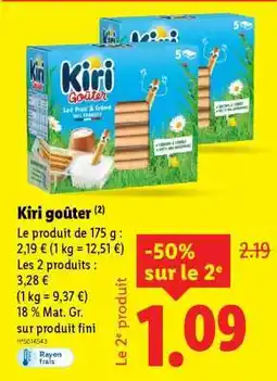 Lidl Kiri Goûter offre