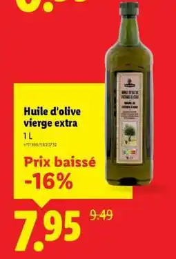 Lidl Huile d'olive vierge extra offre