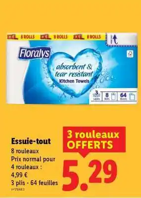 Lidl Essuie-tout offre