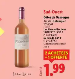 Lidl Jas de L’Estanquet 2024 IGP offre