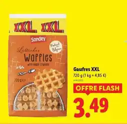 Lidl Gaufres XXL offre