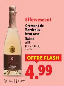 Lidl Crémant de Bordeaux brut rosé offre