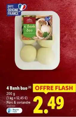 Lidl 4 banh bao offre