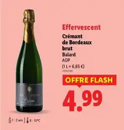 Lidl Crémant de Bordeaux brut Balard offre