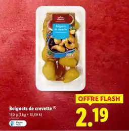 Lidl Beignets de crevette offre