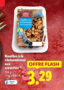 Lidl Nouilles à la vietnamienne aux crevettes offre