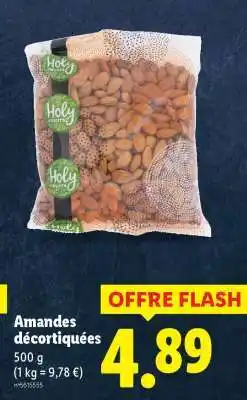 Lidl Amandes décortiquées offre