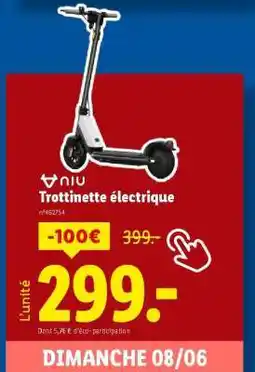 Lidl Trottinette électrique offre