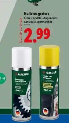 Lidl Huile ou graisse offre