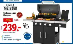 Lidl Barbecue à gaz Memphis offre