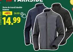 Lidl Veste de travail double homme offre
