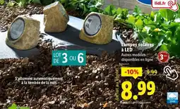 Lidl Lampes solaires à LED offre