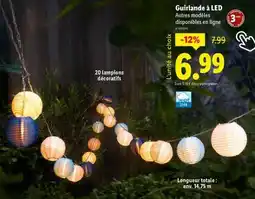 Lidl Guirlande à LED offre