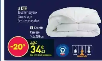 Conforama Couette Caresse 140x200 Cm offre