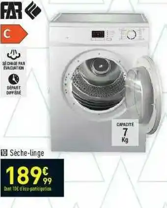 Conforama Sèche-linge Far offre