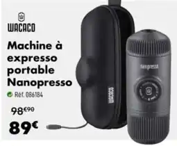 Narbonne accessoires Machine à expresso portable nanopresso offre