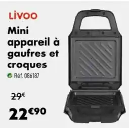 Narbonne accessoires Mini appareil à gaufres et croques offre