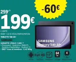 E.Leclerc SAMSUNG Tablette tab a9+ offre