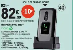 E.Leclerc DARO Téléphone doro 2880 offre