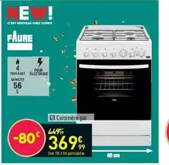 Conforama Faure Cuisinière Gaz offre