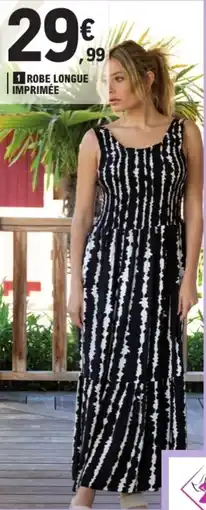 E.Leclerc Robe longue imprimée offre
