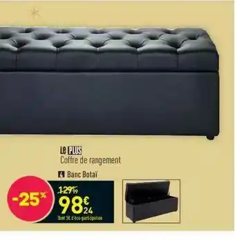 Conforama Coffre De Rangement offre