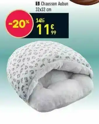 Conforama Chausson Aubun 32x32 Cm offre