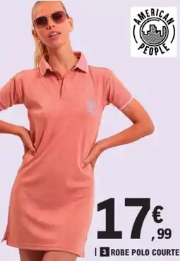 E.Leclerc Robe polo courte offre