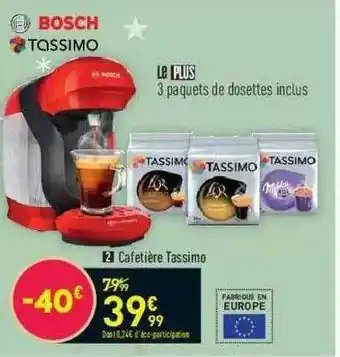 Conforama Cafetière Tassimo Bosch offre