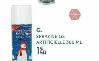 Gifi Spray Neige Artificielle 300 Ml offre
